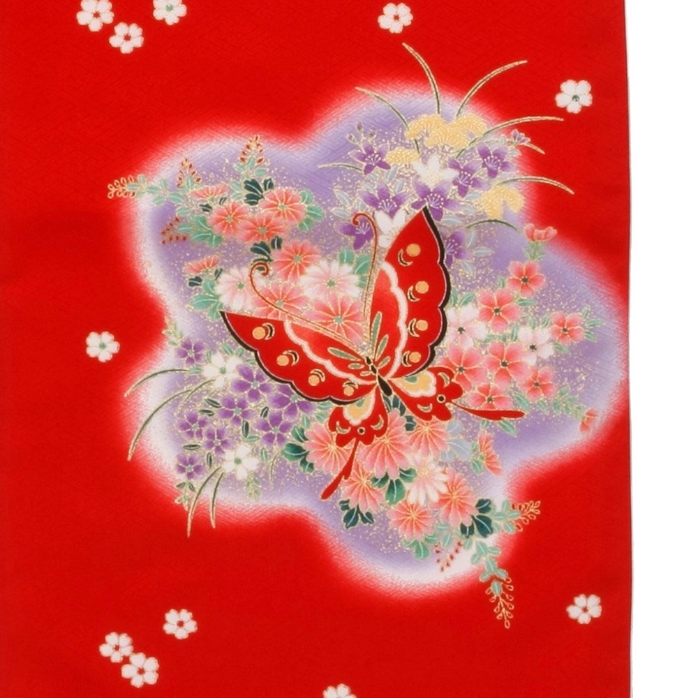 [レンタル] 七五三/節句 着物セット 7歳 女の子 美麗 蝶の宅配レンタル - 2