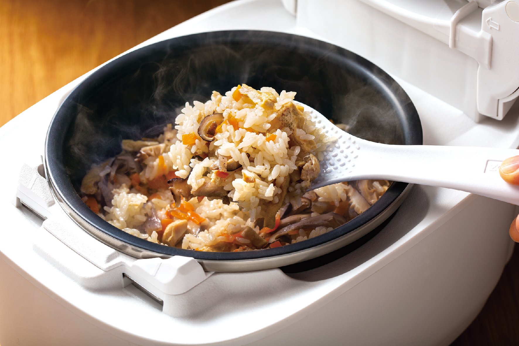 [レンタル] [4合炊き] 象印 炎舞炊き NW-US07 小容量圧力IH炊飯ジャー - 8