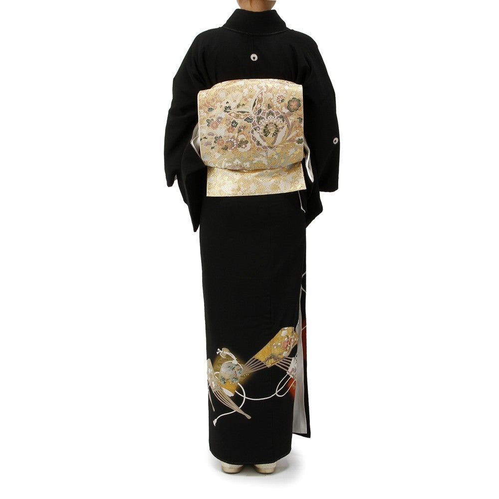 [レンタル] 留袖セット 扇柄 (長襦袢、帯、和装小物一式)の宅配レンタル - 2