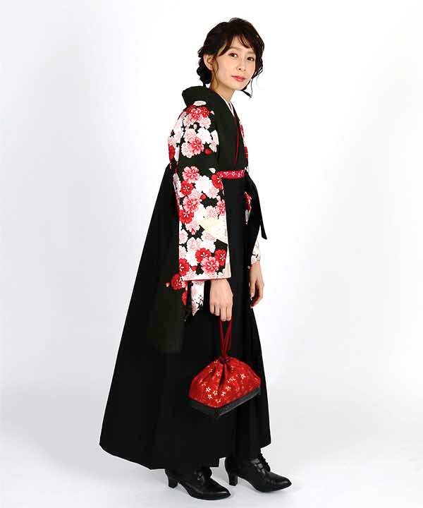 [レンタル] 【対応身長 157cm～165cm】卒業式 袴 レンタル フルセット 女性 袴セット-908の宅配レンタル - 2