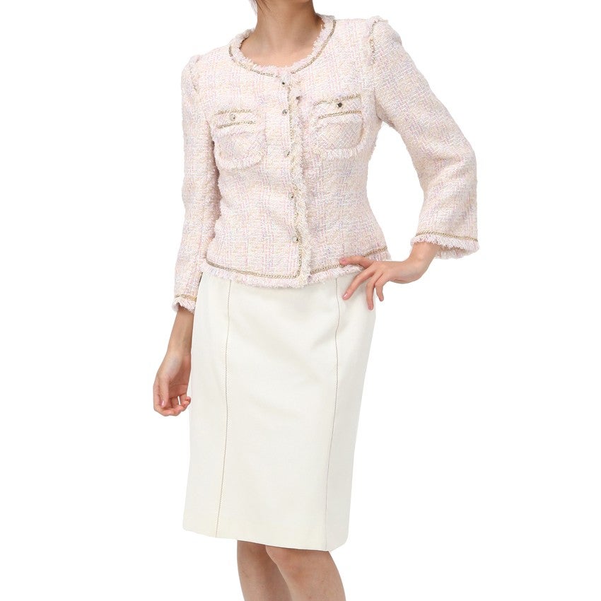 [レンタル] エポカ セレモニースーツ2点セット(ジャケット+タイトスカート) ピンクの宅配レンタル - 6