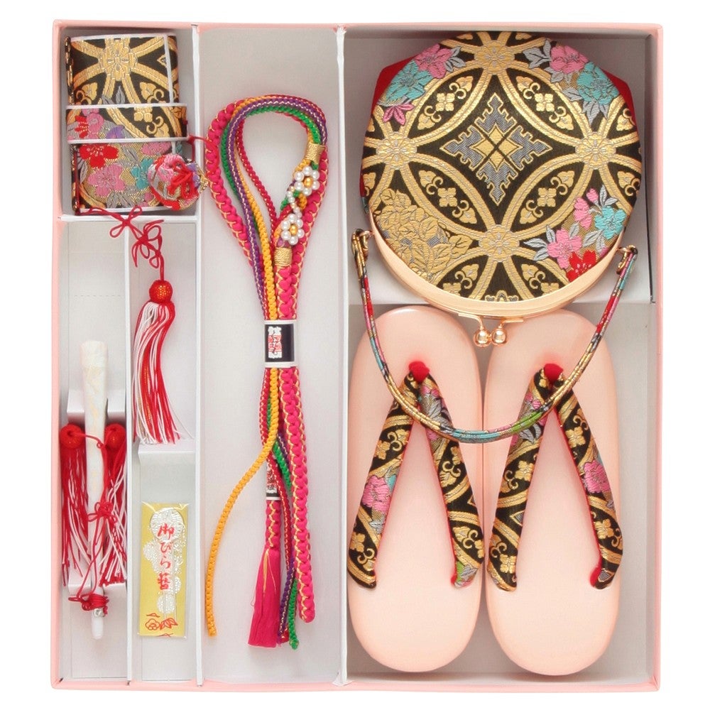 [レンタル] 七五三/節句 着物セット 7歳女の子 艶やか 牡丹の宅配レンタル - 3