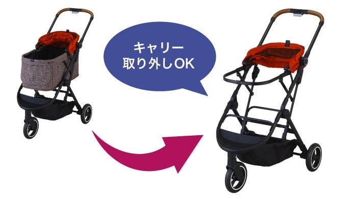 [レンタル] コンビ ペット用カート ルルテイル - 10