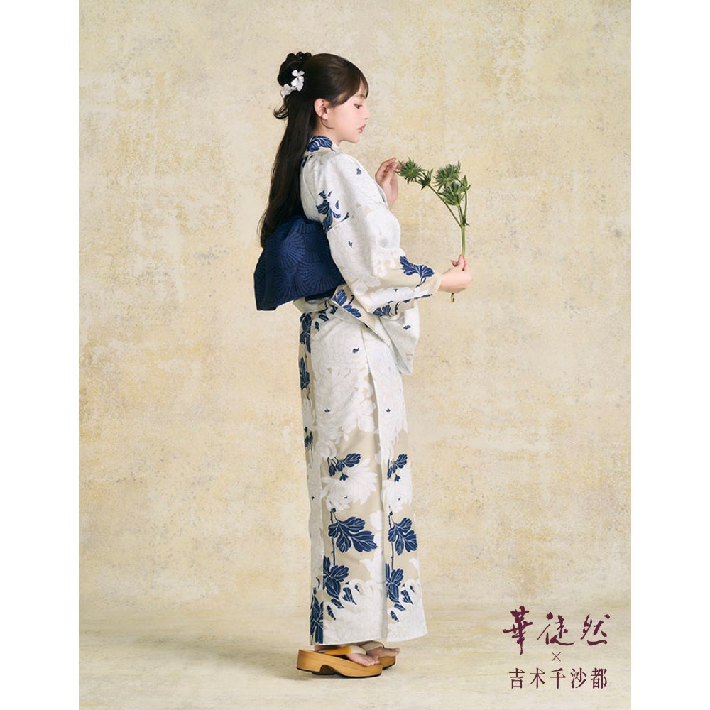 [レンタル] [2025新作]京都丸紅 華徒然×吉木千沙都 レディース浴衣 フルセット 乱菊 フリーサイズの宅配レンタル - 2