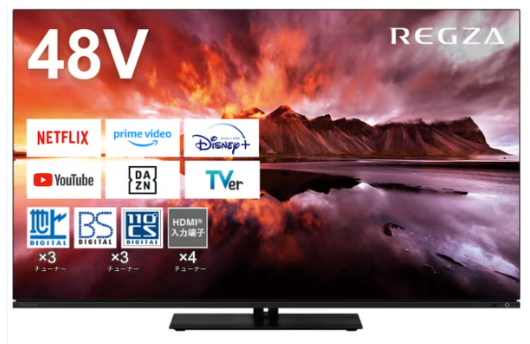 [レンタル] レグザ(REGZA) X8900N series 48X8900N 48V型 4K有機ELテレビ