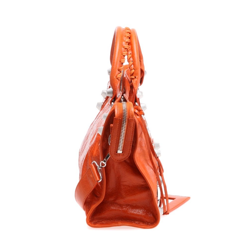 [レンタル] レディース バレンシアガ ジャイアント GIANT CITY レザー ハンドバッグ - 9