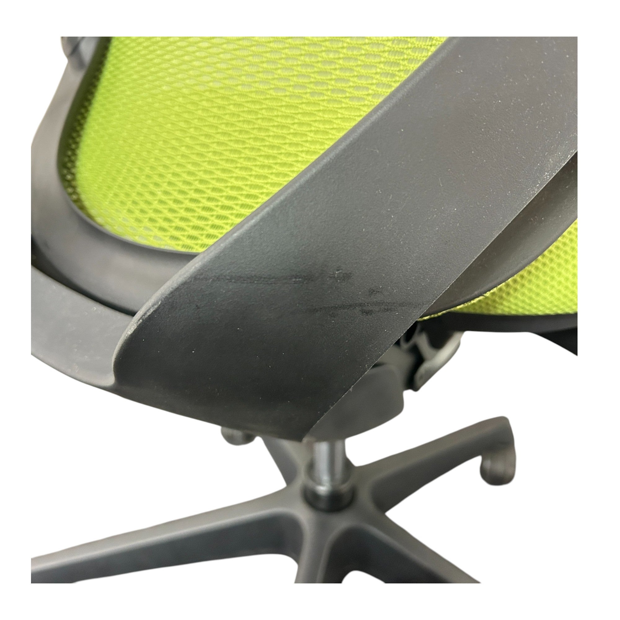 [レンタル] オカムラ オフィスチェア シルフィー ローバック ライムグリーン ブラック C631XR-FMP5 - 11