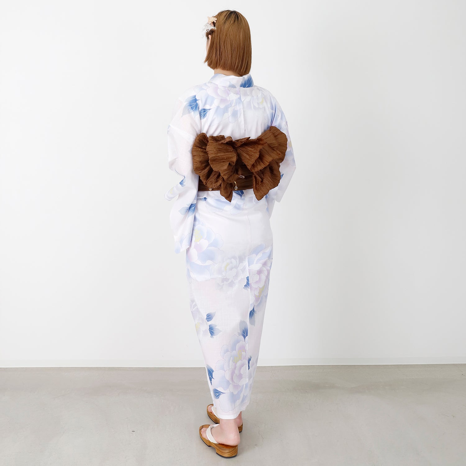 [レンタル] [2025新作]SION レディース浴衣 牡丹 フリーサイズの宅配レンタル - 5