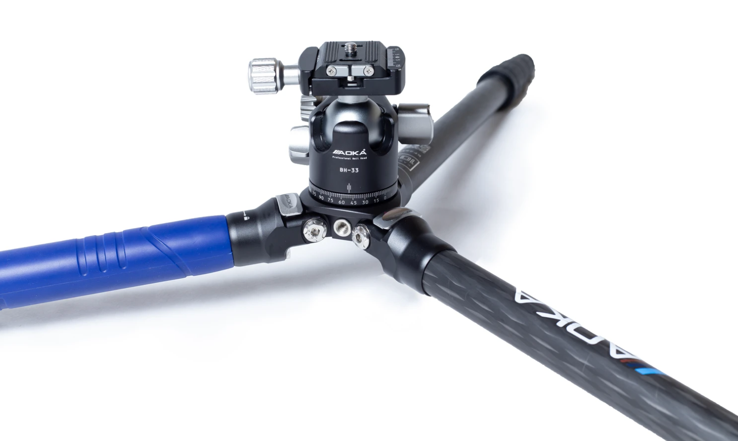 [レンタル] AOKA エクスプローラー三脚 カーボン 4段 KF254C＋BH33 - 3