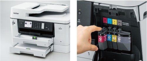 [レンタル] ブラザー(brother) MFC-J7300CDW A3対応 カラーインクジェット プリンター複合機 自動原稿送り装置(ADF) - 9