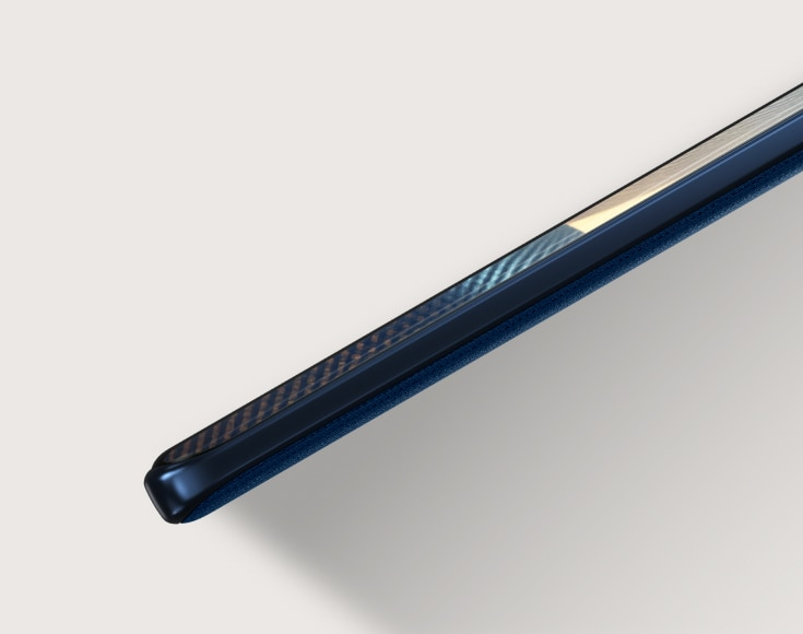 MOTOROLA edge 60 ジブラルタルシーネイビー 側面ディテール - 13