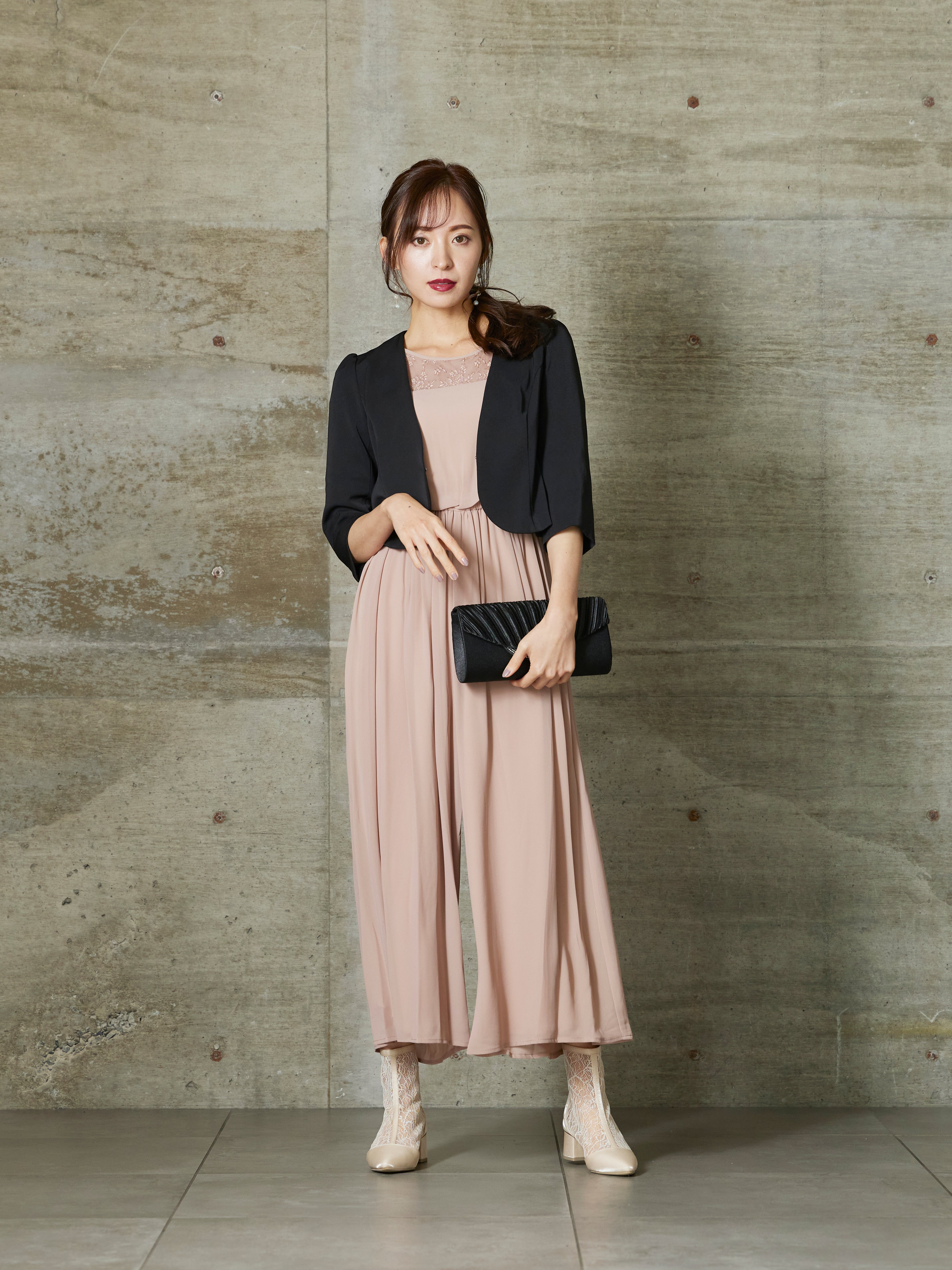 [レンタル] 【ジャケットのみ】BELINDA DE CAPRIS ペプラム ボレロジャケット ブラックの宅配レンタル - 2