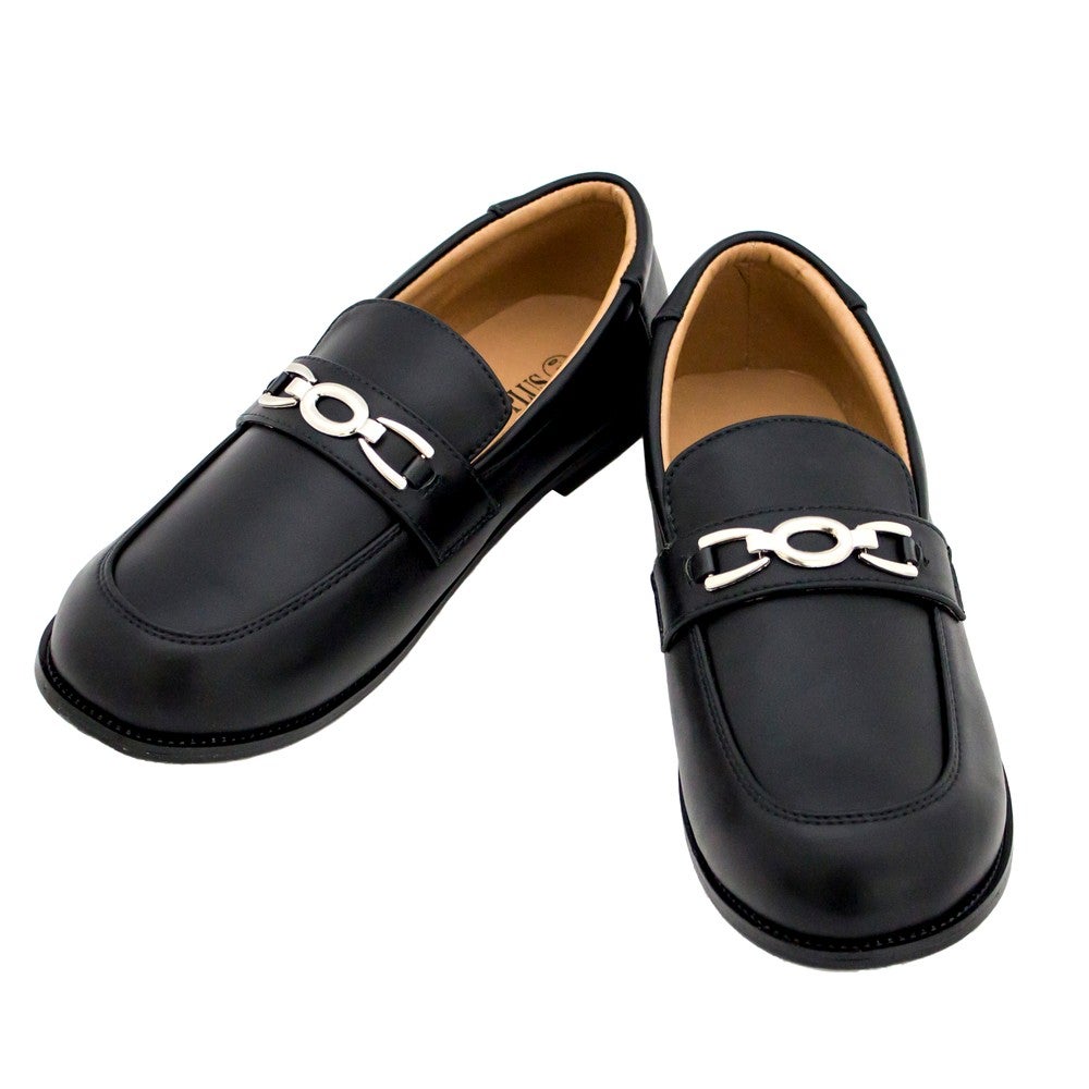 [レンタル] 【子供用】ケーズプラス ビットローファー フォーマルシューズ ブラック 22cm