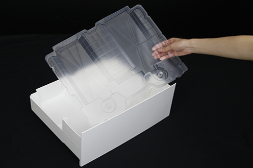 ダイニチ プラス(Dainichi Plus) ハイブリッド式加湿器 HD-PN156 トレイとカバーの構造 - 18