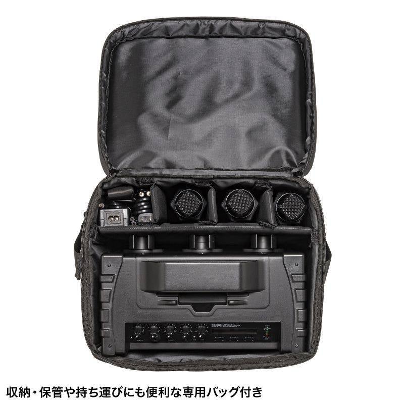 [レンタル] サンワサプライ MM-SPAMP16 ワイヤレスマイク スピーカーセット 拡声器 - 4