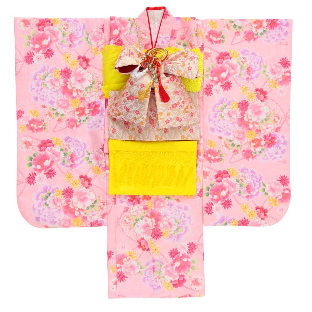 [レンタル] 七五三/節句 着物セット 7歳女の子 優美 妖艶花の宅配レンタル - 4