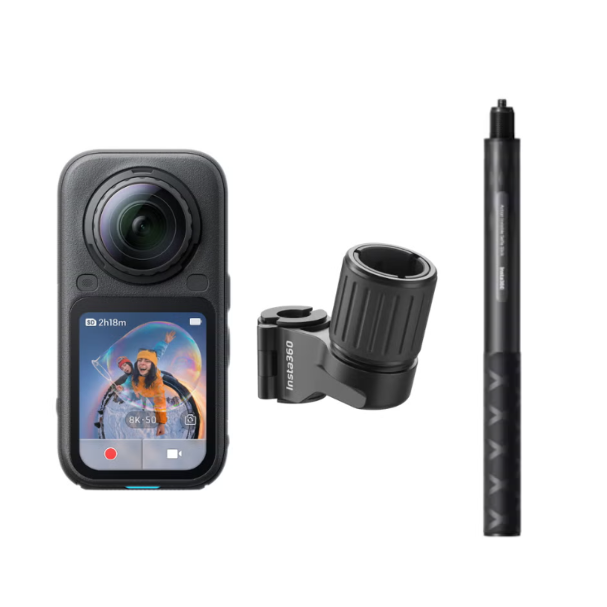 [レンタル] Insta360 X6 360度カメラ スキー撮影セット ブラック