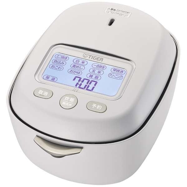 【長期利用向け】[3.5合炊き]タイガー魔法瓶 土鍋ご泡火炊き JRX-S060 土鍋圧力IH式 炊飯器 ミストホワイト