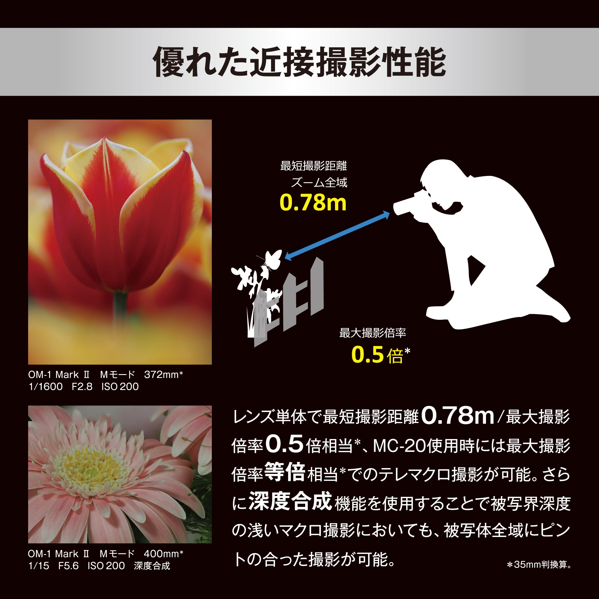 [レンタル] OM SYSTEM M.ZUIKO DIGITAL ED 50-200mm F2.8 IS PRO 超望遠ズームレンズ - 15