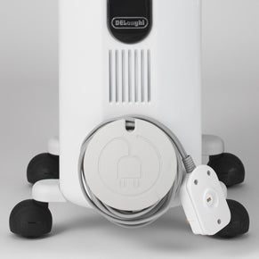 [レンタル] [2015年発売モデル] デロンギ JR0812-BR オイルヒーター 1200W ホワイト＋ブラウン (暖房目安 8～10畳) - 4