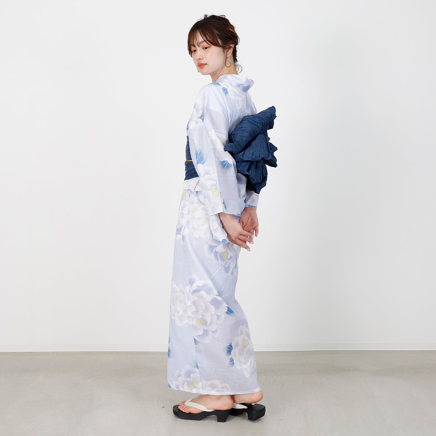 [レンタル] [2025新作]SION レディース浴衣 牡丹 フリーサイズの宅配レンタル - 4