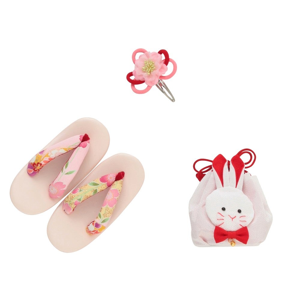 [レンタル] 七五三/節句 被布セット 3歳女の子 彩り 舞桜の宅配レンタル - 4