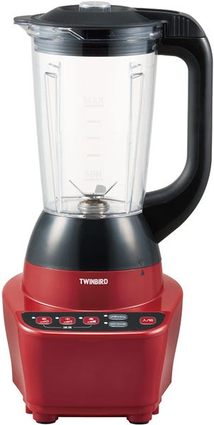 [レンタル] ツインバード パワフルミキサー レッド KC-4859R