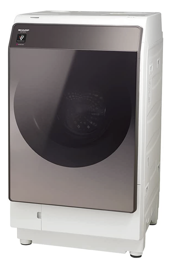 [レンタル] SHARP (シャープ)【左開き】洗濯11kg/乾燥6kg ドラム式洗濯乾燥機 ES-WS14-TL ブラウン - 2