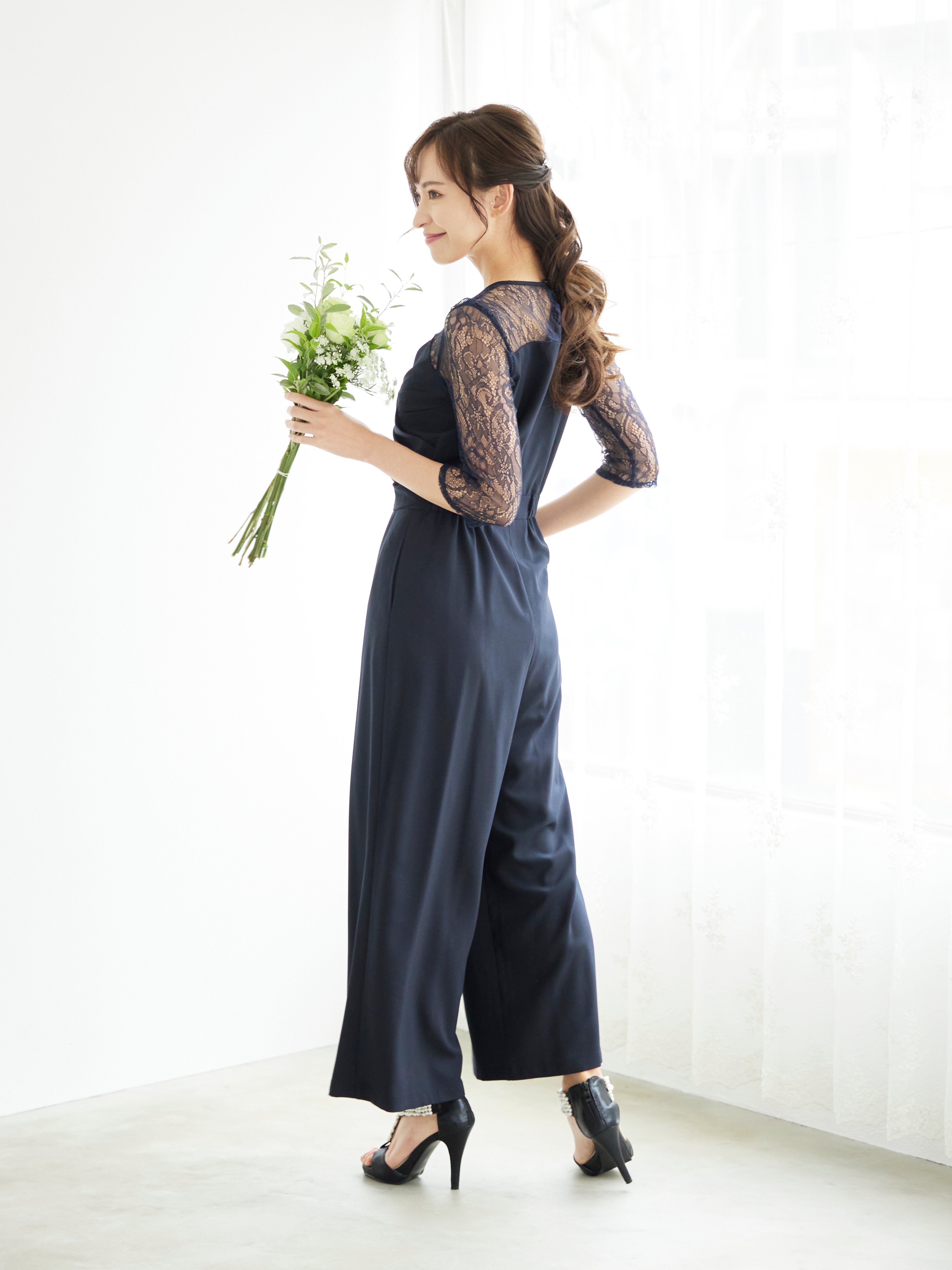 レンタル] BELINDA DE CAPRIS クロスデザイン オールインワン パンツ