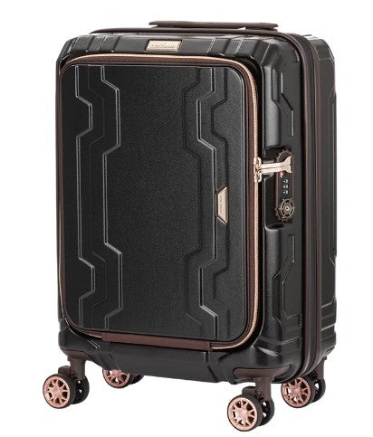 [レンタル] [1-3泊向けサイズ]LEGEND WALKER 5205 ブルーホエール 37L/拡張時48L ハードスーツケース ブラック