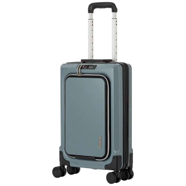 [レンタル] [1-3泊向けサイズ]LEGEND WALKER 6031 フィット 15L/拡張時35L ハードスーツケース グレイッシュブルー