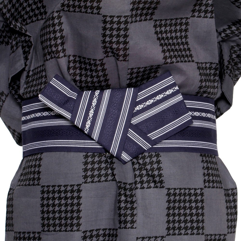 [レンタル] メンズ浴衣 フルセット 千鳥格子 身長目安170cmの宅配レンタル - 6