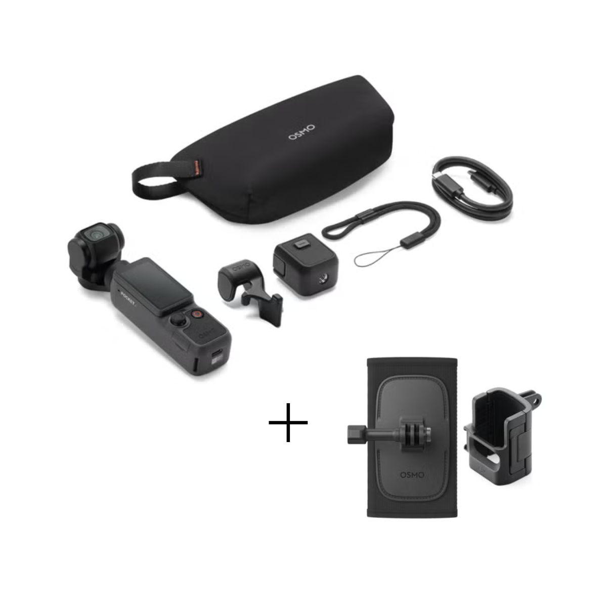[レンタル] [標準付属品 + バックパック マウントセット] DJI Osmo Pocket 4 (オズモポケット4) 3軸スタビライザー搭載 ポケットジンバルカメラ - 2