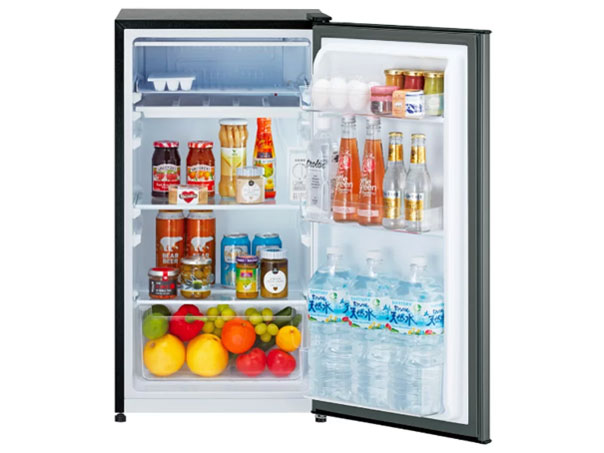 [レンタル] [90L][一人暮らし向け][右開き]アクア 冷蔵庫 AQR-9R ダークシルバー - 3