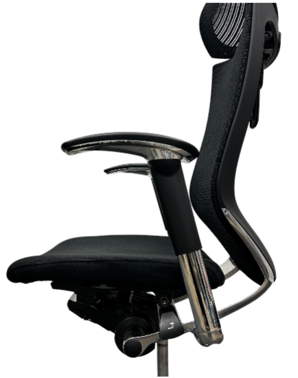 [レンタル] オカムラ バロン エクストラハイバック 可動肘 ブラック ポリッシュ CP81BR-FDF1 オフィスチェア - 9
