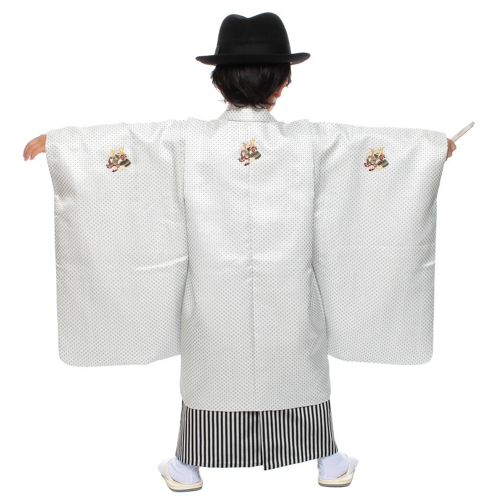 七五三/節句 袴セット 5歳 男の子 刺繍兜