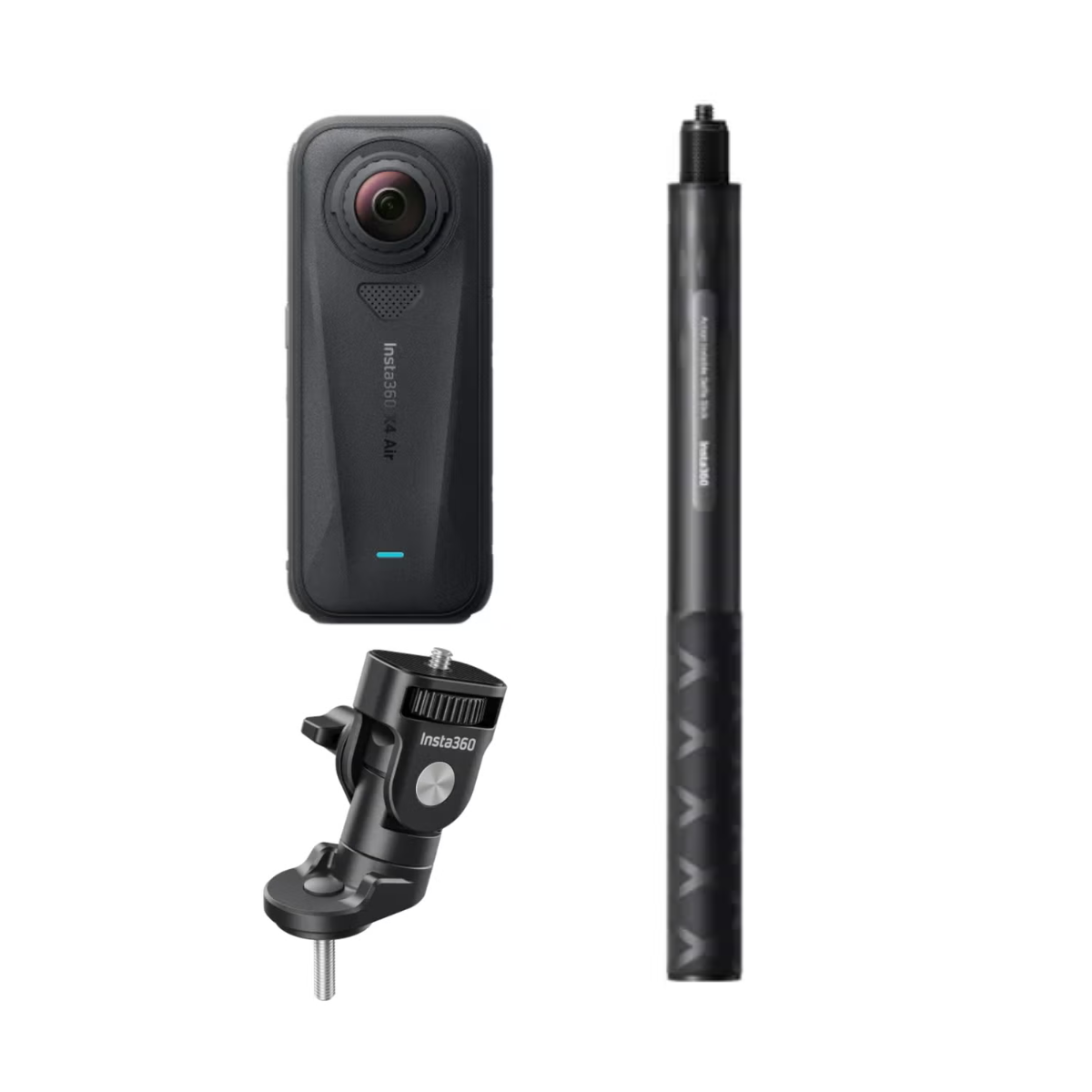 [レンタル] Insta360 X4 Air 自転車撮影セット(自転車用ヘッドセット・キャップ・マウント付き)