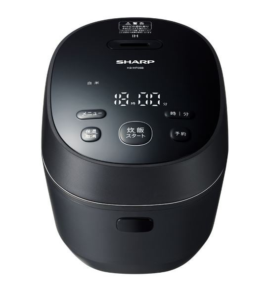 [レンタル] SHARP IHジャー炊飯器 PLAINLYシリーズ KS-HF05B (0.5〜3合炊き) - 2