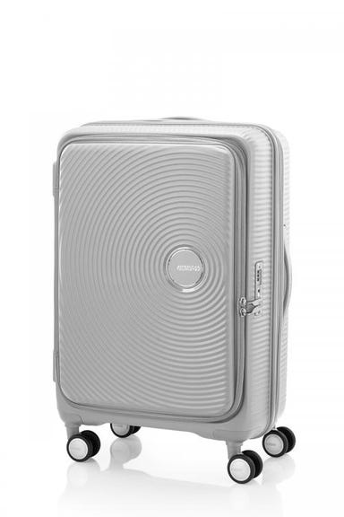 [5-8泊向けサイズ]AMERICAN TOURISTER CURIO スピナー68 エキスパンダブル 75L/拡張時91L ハードスーツケース クールグレイ