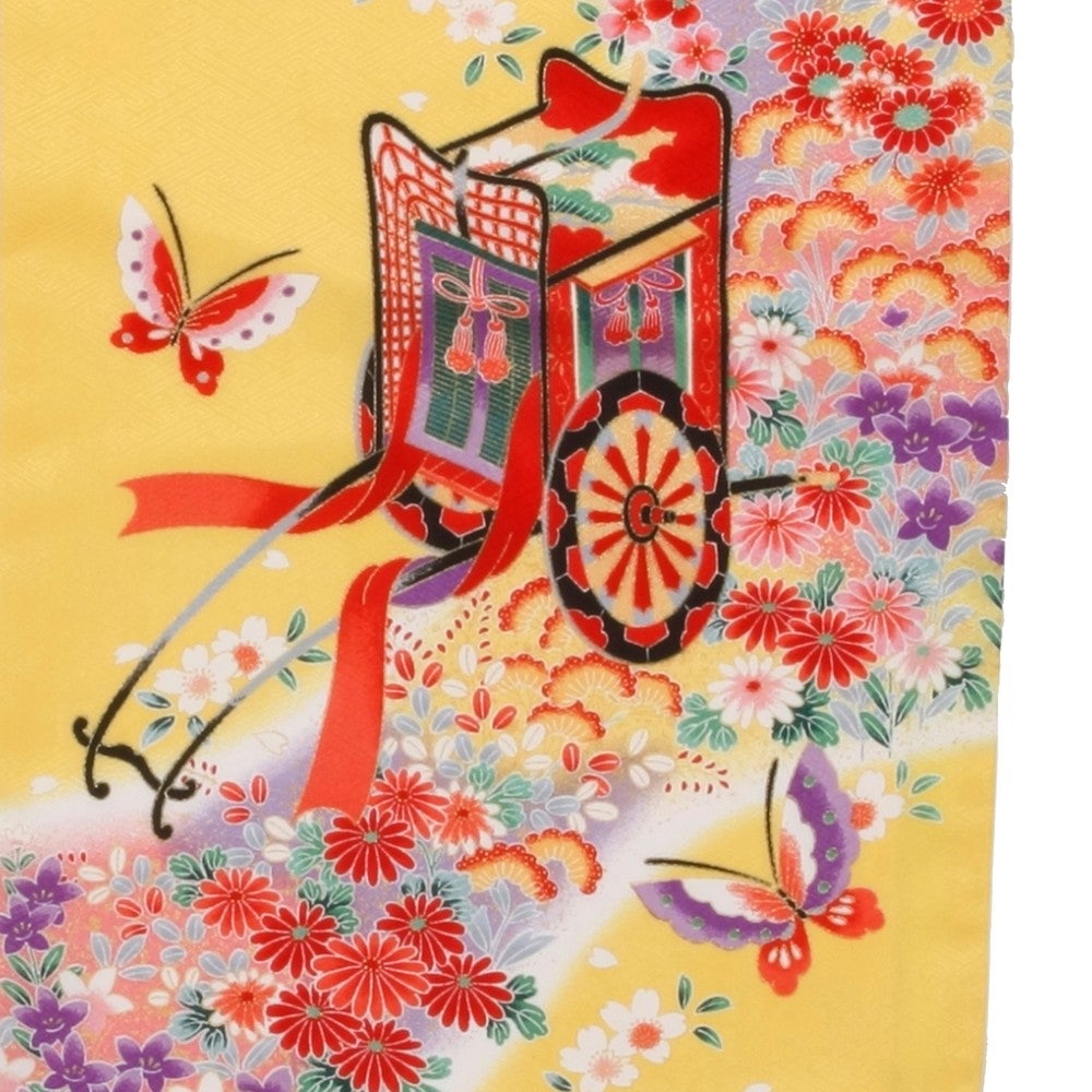 [レンタル] 七五三/節句 着物セット 7歳女の子 古典絵柄 華やかの宅配レンタル - 2