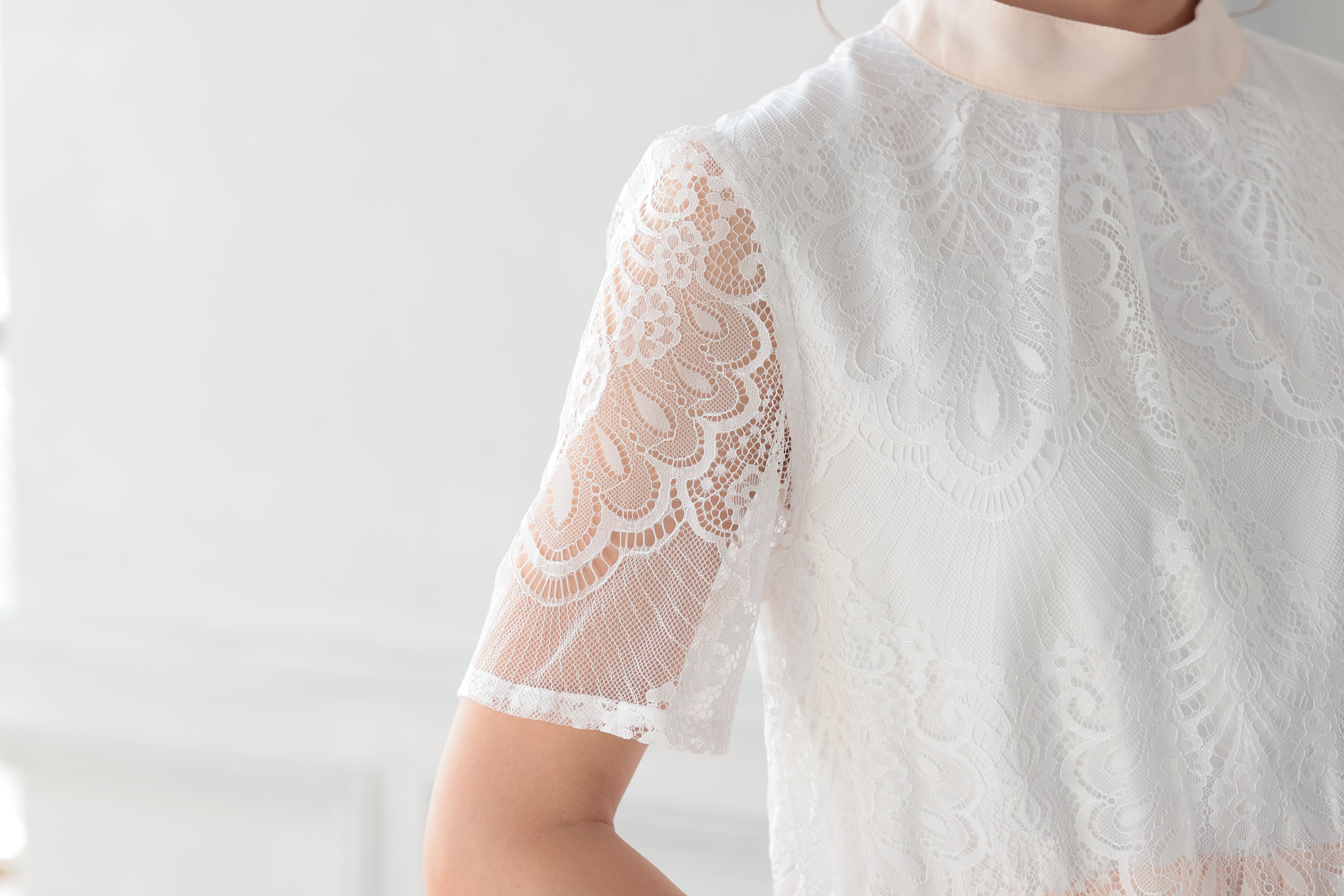 [レンタル] アートマリー ボトルネックワンピースジャケットスーツ【2点セット】ベージュの宅配レンタル - 4