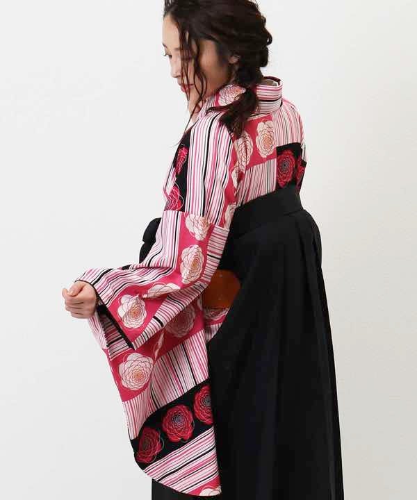 [レンタル] 【対応身長157cm～165cm】卒業式 袴 レンタル フルセット 女性 袴セット-1196の宅配レンタル - 5