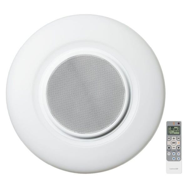 【新品•未使用】ドウシシャ スピーカー搭載 シーリングライト OS-W08DS レンタル] ドウシシャ Bluetooth スピーカー搭載 シーリング