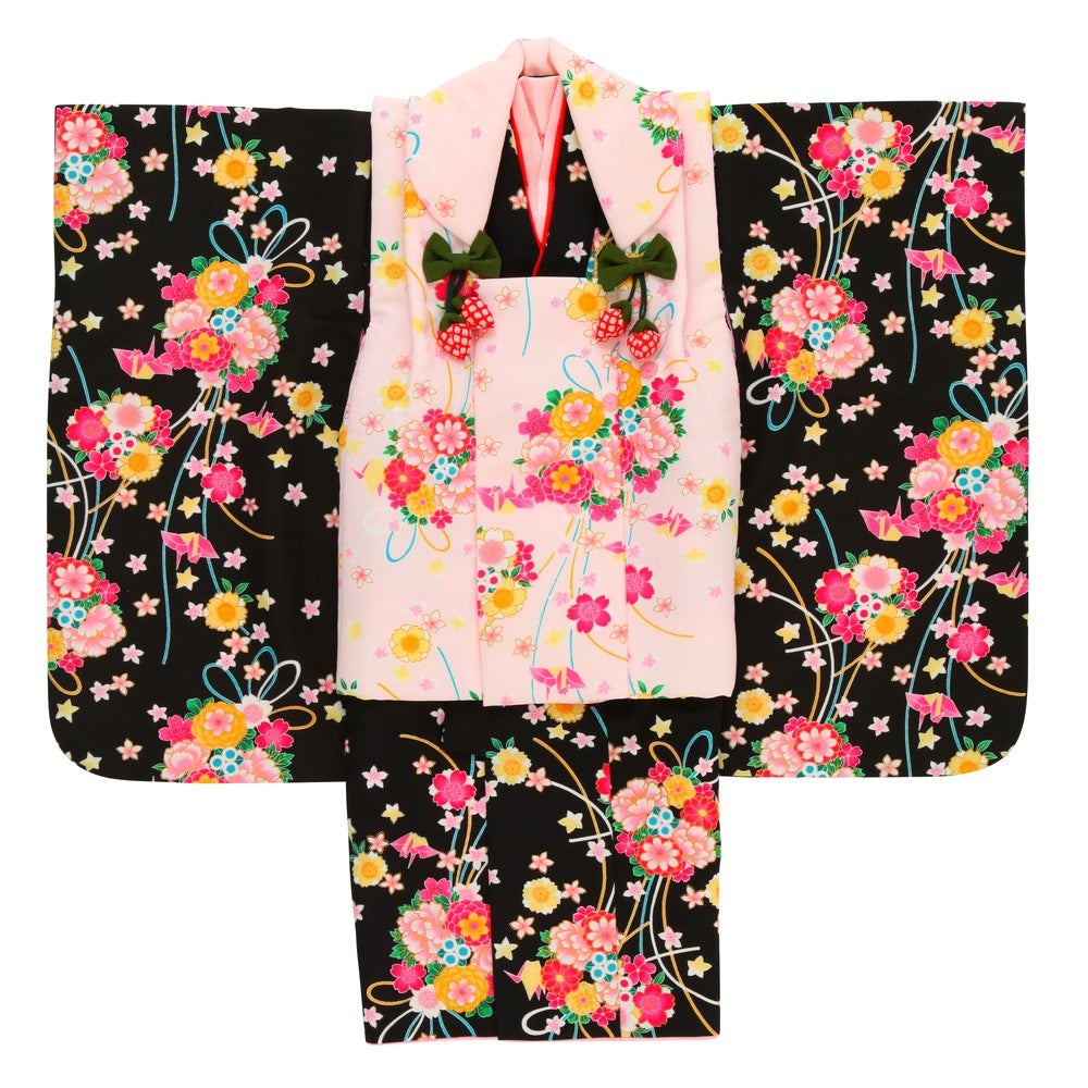 [レンタル] 七五三/節句 被布セット 3歳女の子 鮮やか 豪華絢爛の宅配レンタル - 5