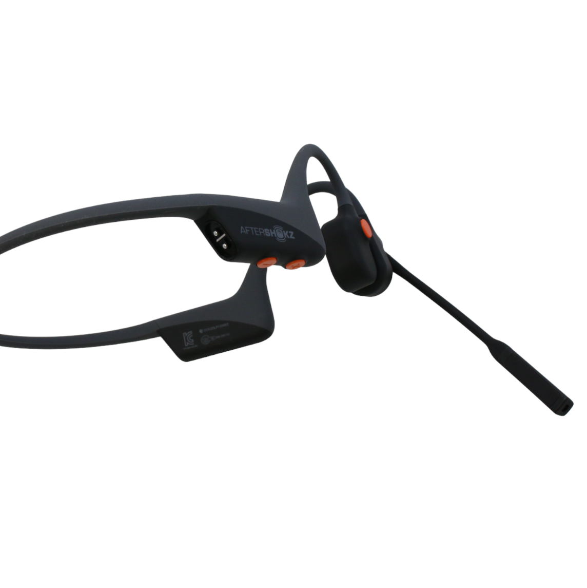 [レンタル] shokz AfterShokz OpenComm AFT-EP-000026 骨伝導ヘッドセット ノイズキャンセリングマイク スレートグレー - 3
