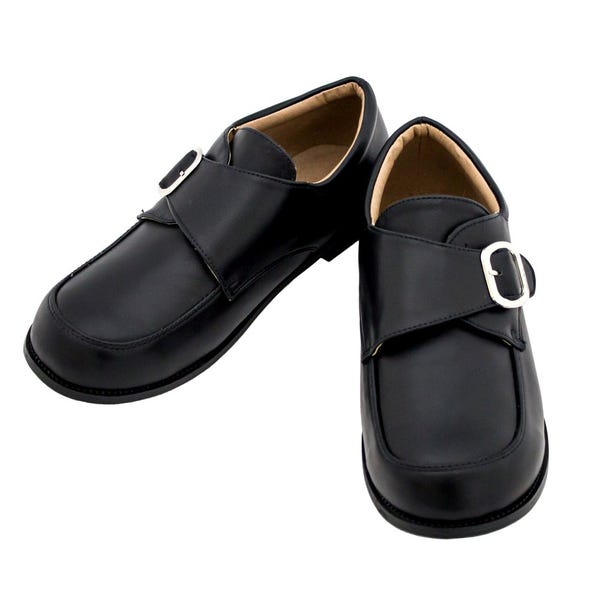 [レンタル] 【子供用】ケーズプラス バックル フォーマルシューズ ブラック 23cm