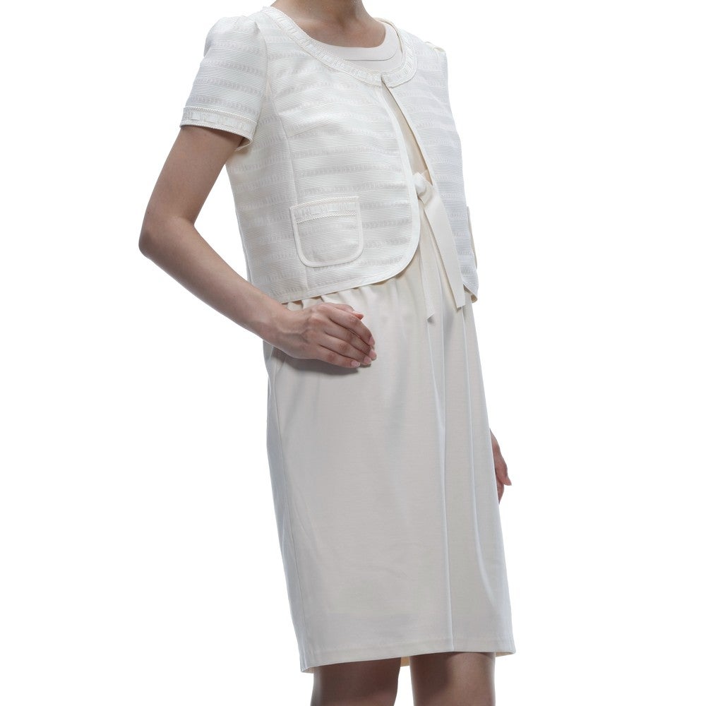 [レンタル] ハロッズ セレモニースーツ2点セット(ジャケット+ワンピース) ピンク / ベージュ / ブラック / ネイビーの宅配レンタル - 12