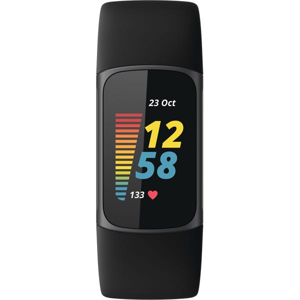 [レンタル] Fitbit Charge5 GPS搭載フィットネストラッカー ブラック L/Sサイズ FB421BKBK-FRCJK - 4