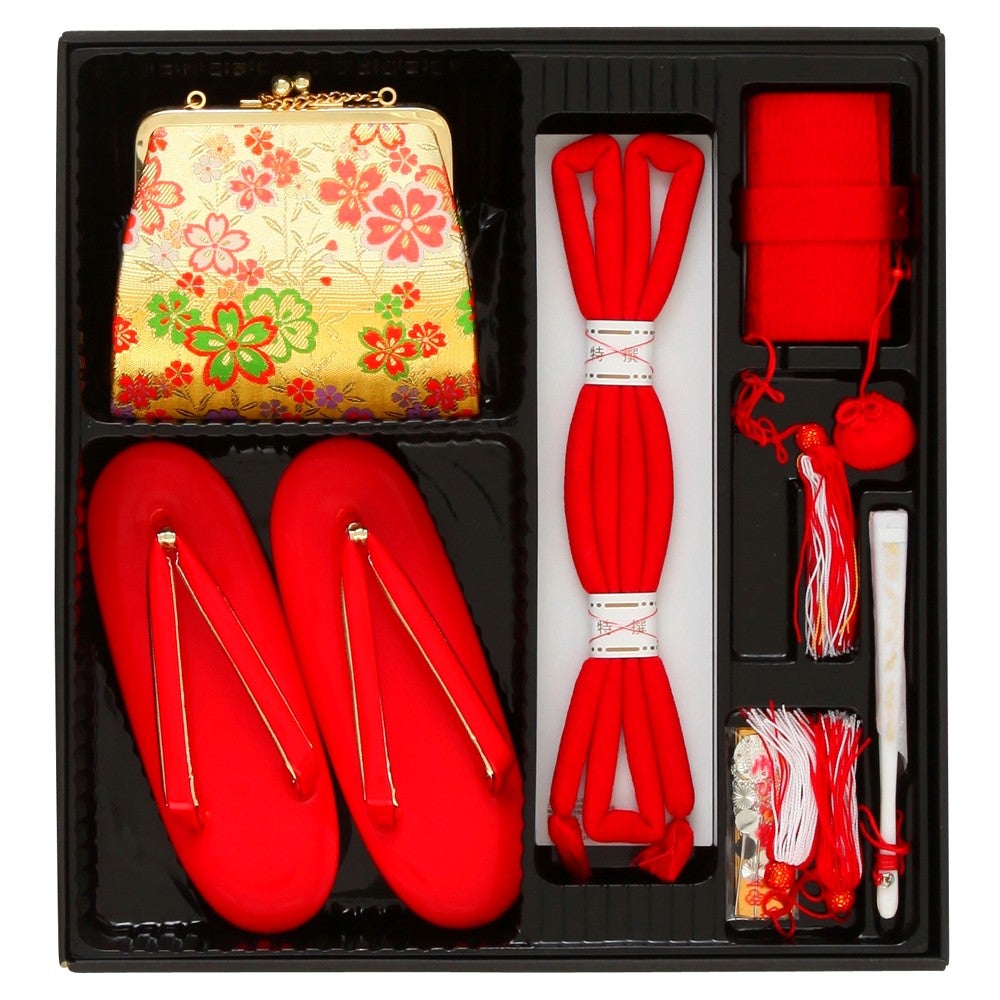 [レンタル] 七五三/節句 着物セット 7歳女の子 可憐な牡丹柄の宅配レンタル - 3