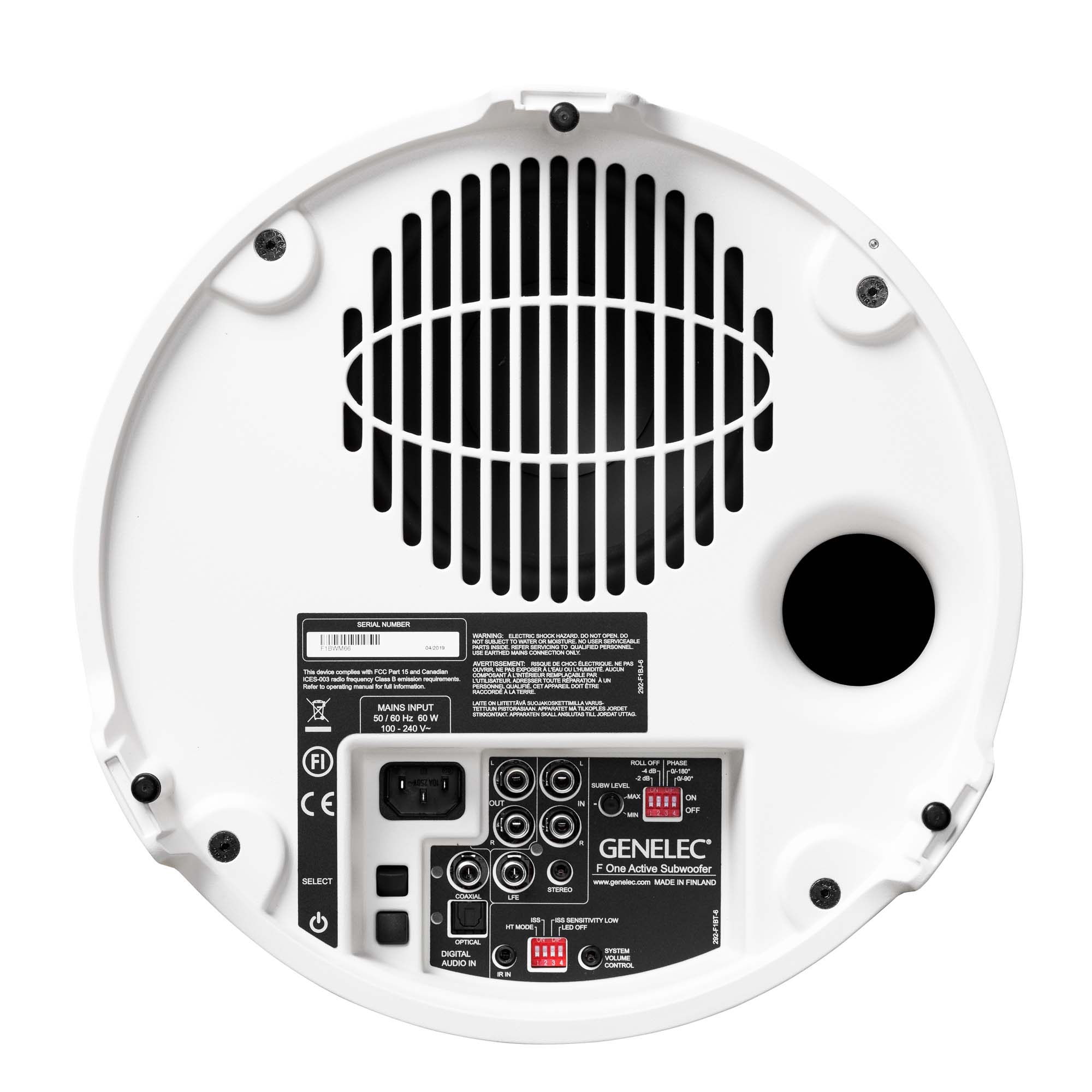 [レンタル] ジェネレック F One アクティブ・サブウーファー ホワイト - 2